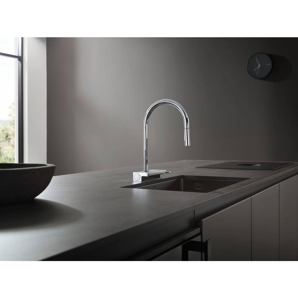 Aquno Select 3-Spray Kitchen Faucet with Pull-Down Spout, 1.75