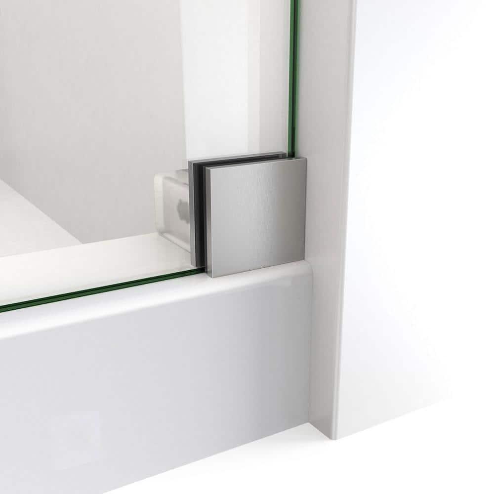 DreamLine 72.38" W x 34.5" D x 76" H Frameless Rectangle Sliding Shower Enclosure SE6172F340VDX07