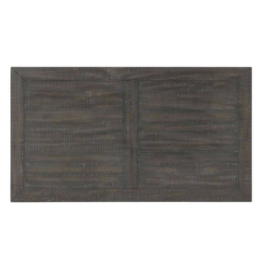 Martin Svensson Home Napa Pedestal Solid Wood Coffee Table, Grey