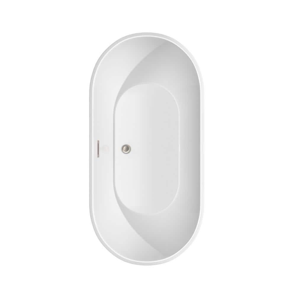Brooklyn 60'' x 30'' Freestanding Soaking Acrylic Bathtub
