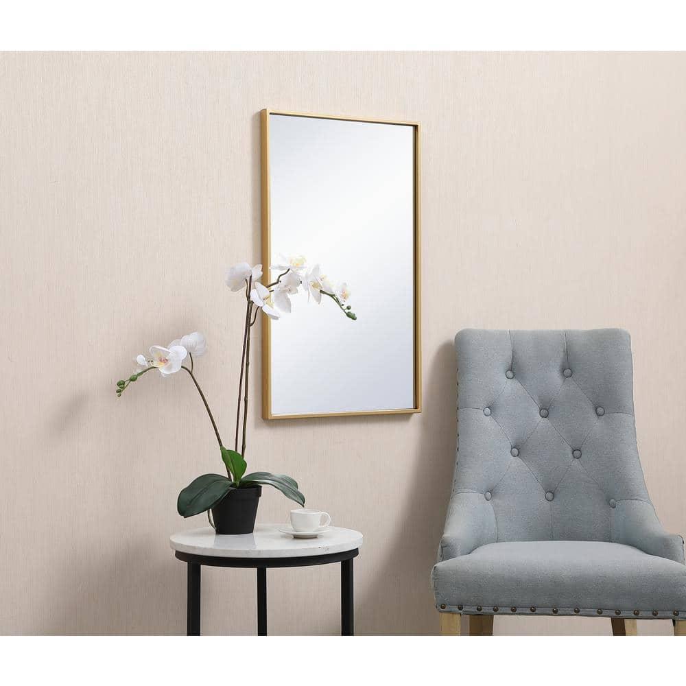Sabine Metal Rectangle Wall Mirror