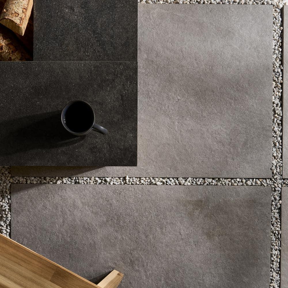 Bond Tile Monolith 23.62 In. X 35.43 In. 2CM Matte Porcelain Floor Paver Tile (11.62 Sq. Ft. / Case)