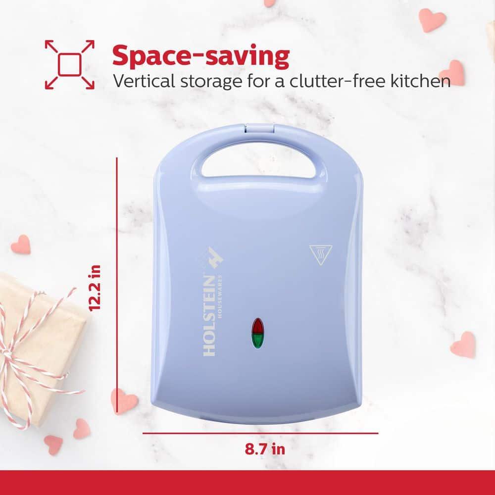 Holstein Housewares Holstein Housewares 4 Section Heart Shaped Waffle Maker