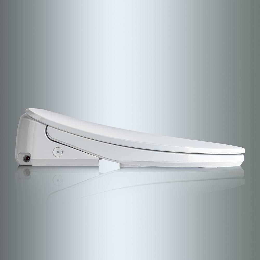 WoodBridge BID03 Smart Electric Bidet Seat: Auto Open/Close, Child Wash for Kids & Disabled via Wireless Remote, Heated Seat, Warm Water, Night Light & Deodorization