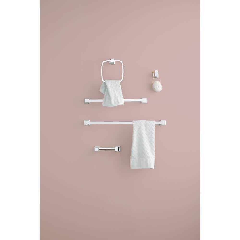 Fairbanks Wall Mounted Towel Ring in Chrome