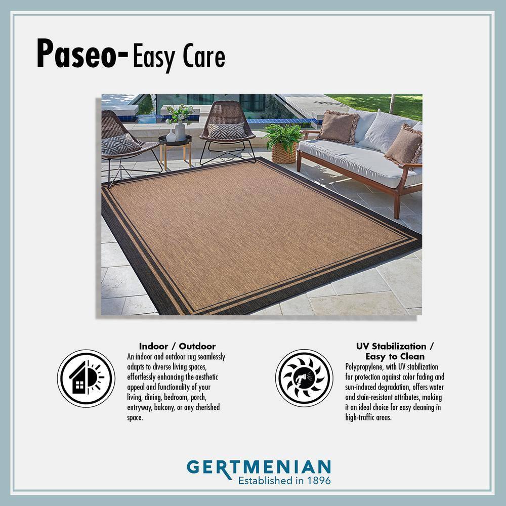 Paseo Tortue Sea Turtle Polypropylene Flatweave Indoor/ Outdoor Area Rug