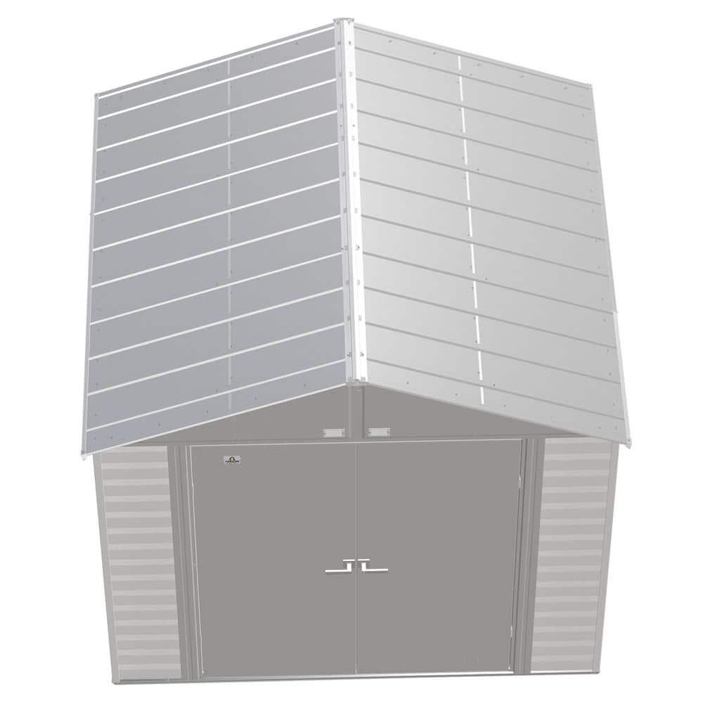 Arrow 8 ft. W x 8 ft. D Galvanized Steel Storage Shed