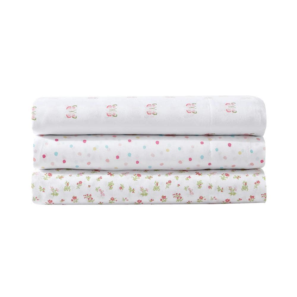 Laura Ashley Confetti 100% Microfiber Sheet Set