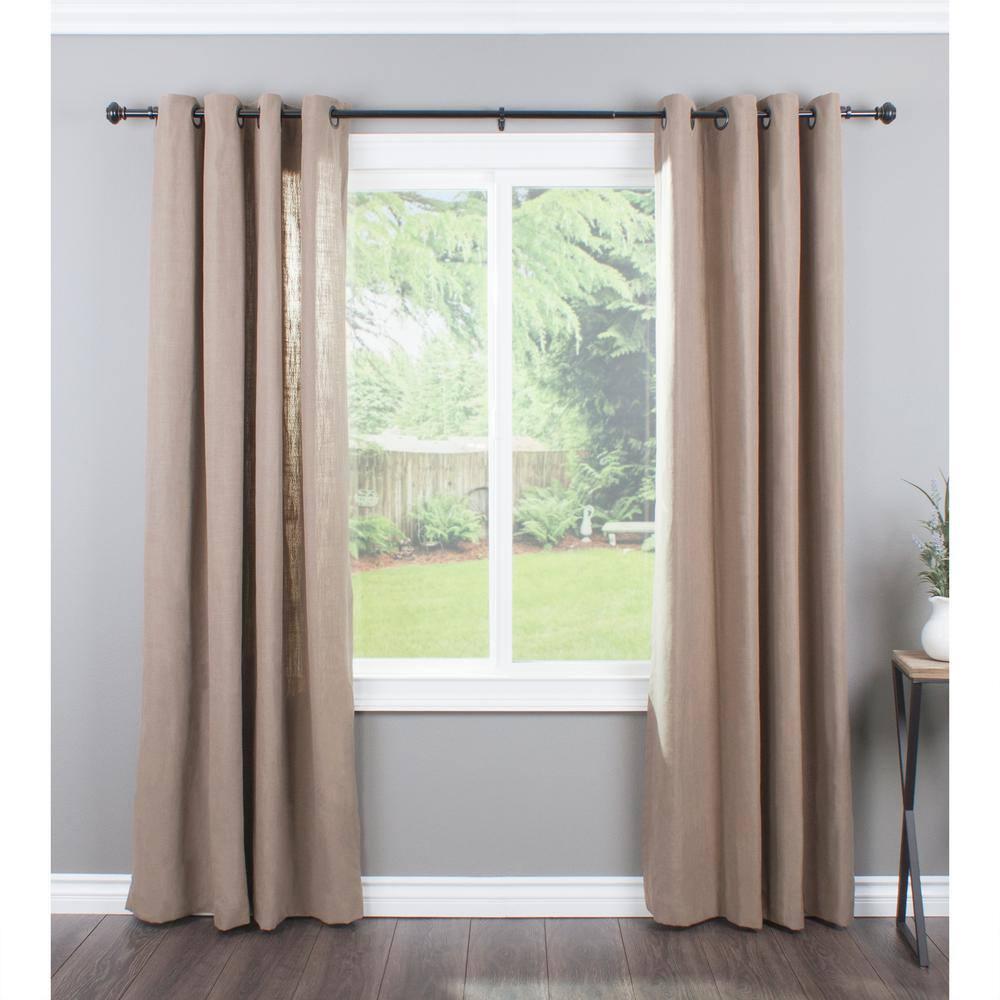 Decopolitan 1" Urn Adjustable Curtain Rod Set