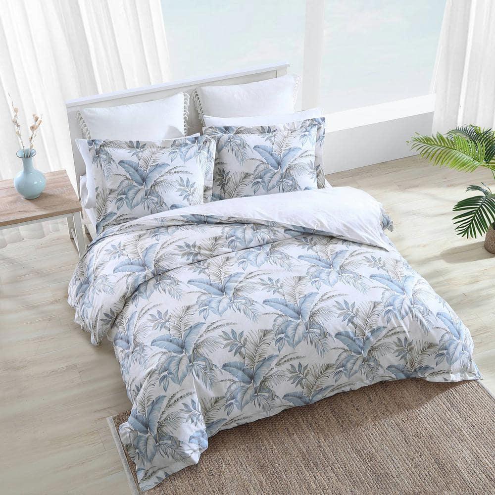 Tommy Bahama Bakers Bluff Blue Cotton Comforter Set
