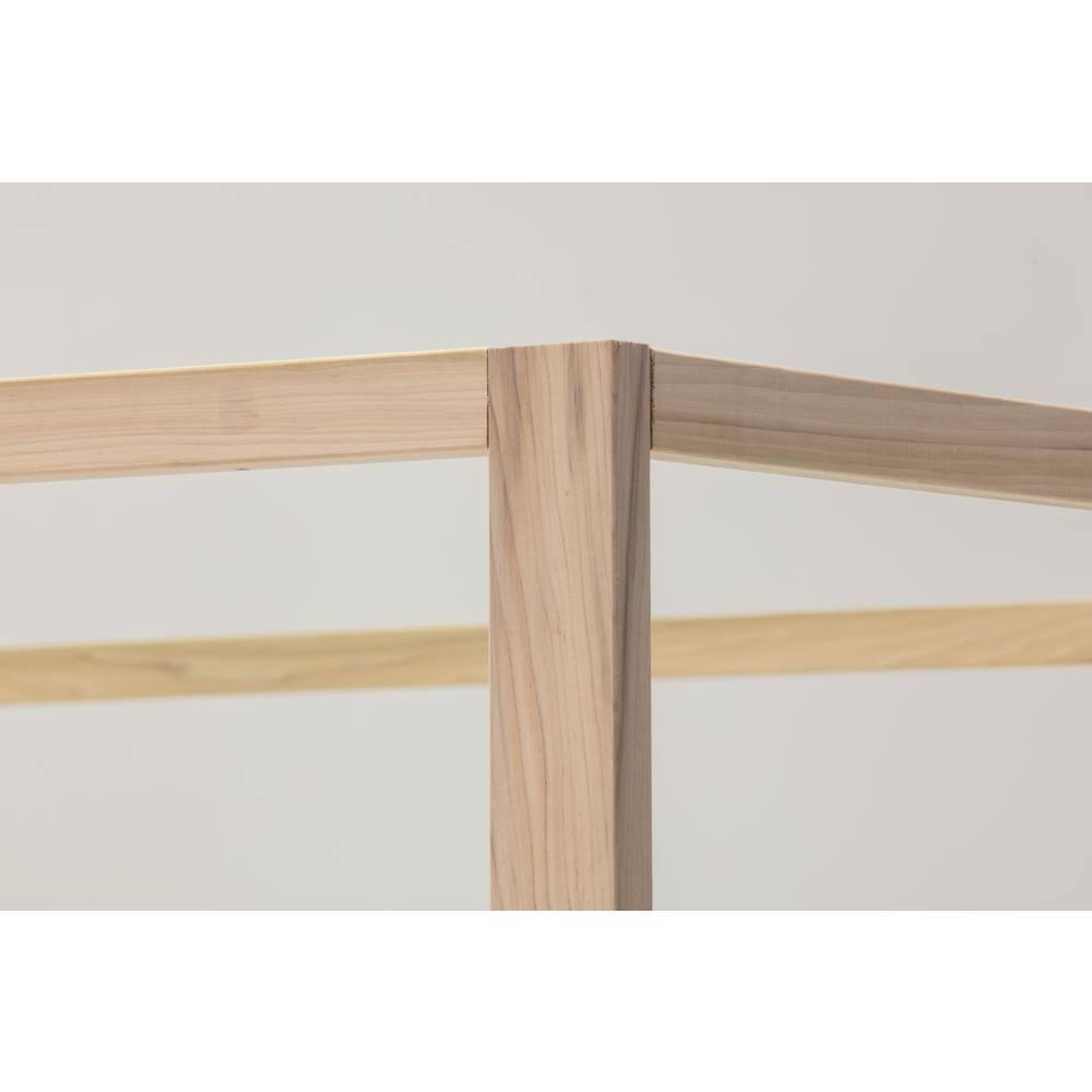 American Furniture Classics King Size Canopy Bed with Raised Platform