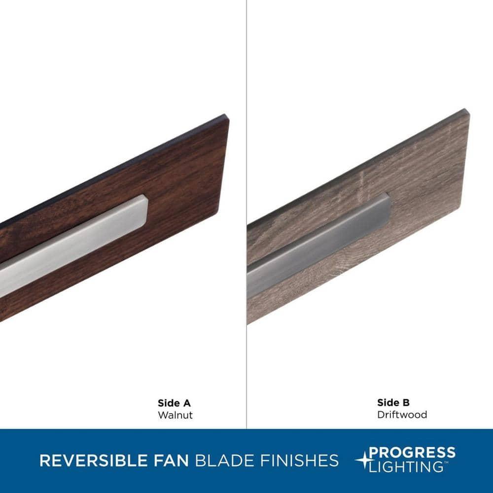 P2586-8130K-Progress Lighting-Glandon - Wide - Ceiling Fan - 1 Light - Handheld Remote in Transitional style - 60 Inches wide by 17.13 Inches