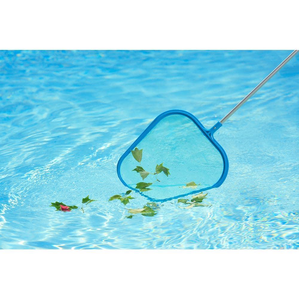 Poolmaster Swimming Pool Leaf Skimmer with 4" 2pc Pole - Essential Collection