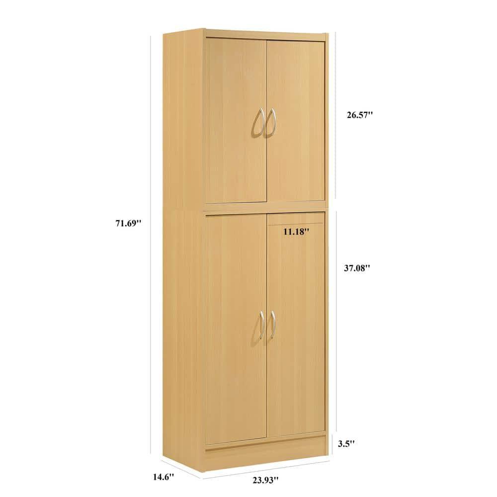 Hodedah 4-Door Pantry