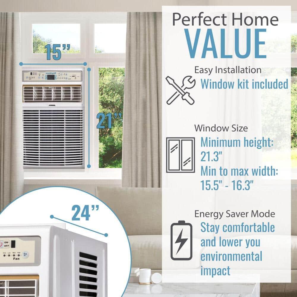 Keystone 8,000 BTU Slider/Casement Window AC