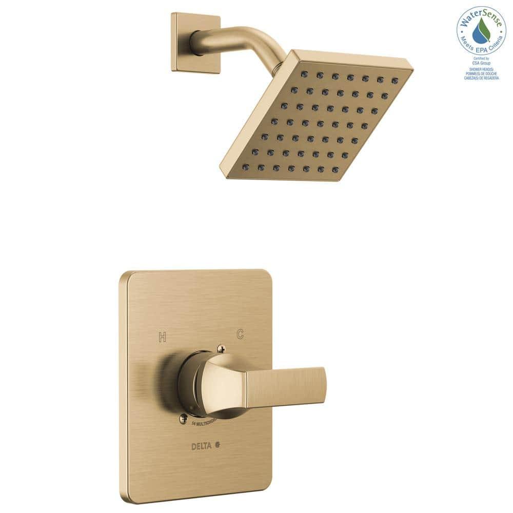 Velum Single-Function Shower Faucet Set, Valve Trim Kit, Shower Head and Handle Set