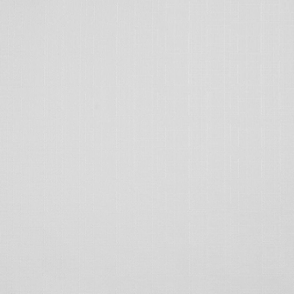 Set of 2 (96"x54") Loha Linen Pinch Pleat Window Curtain Panel White - Exclusive Home: Modern Light Filtering Drapes