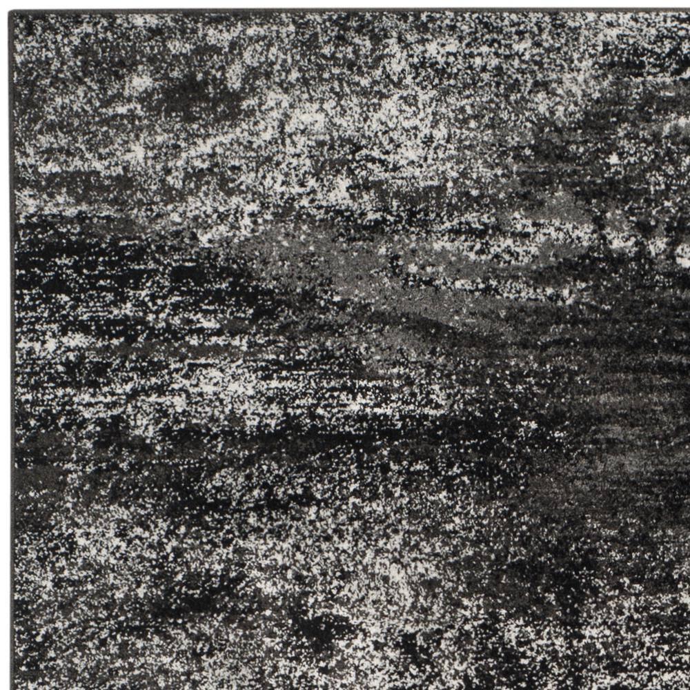 SAFAVIEH Adirondack Rudyard Abstract Area Rug, Silver/Black, 4' x 6'