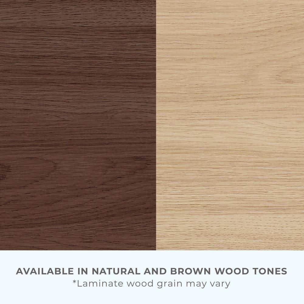 Nora Metal and Wood Platform Bed Frame - Brookside Home