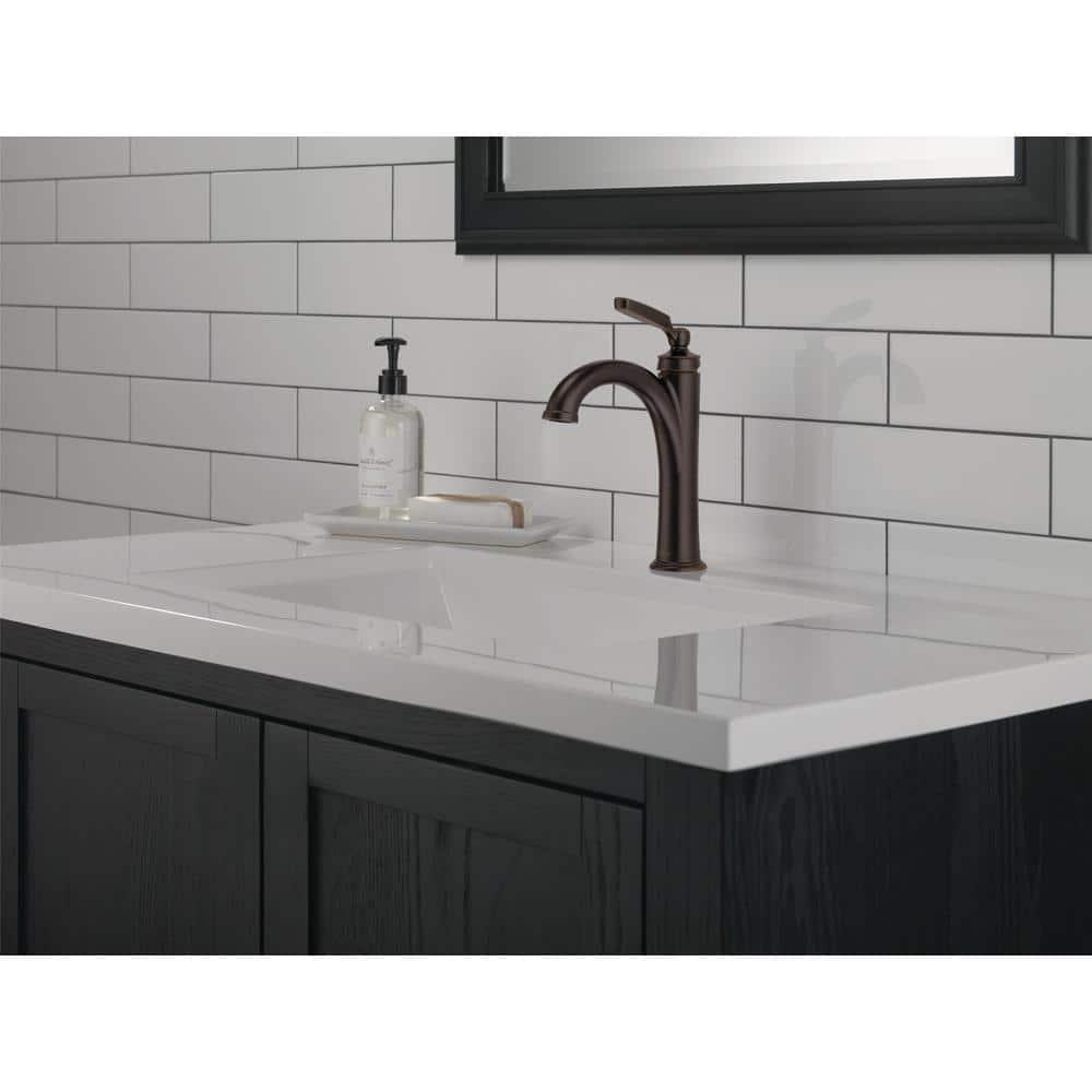 Woodhurst Single Hole Bathroom Faucet with Drain Assembly