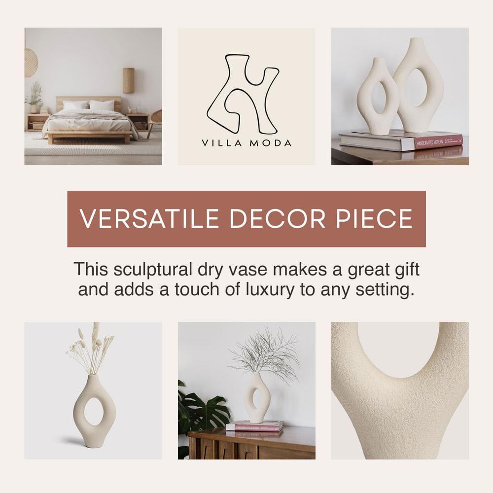 Villa Moda Villa Moda Emile Abstract Organic Decorative Modern Vase