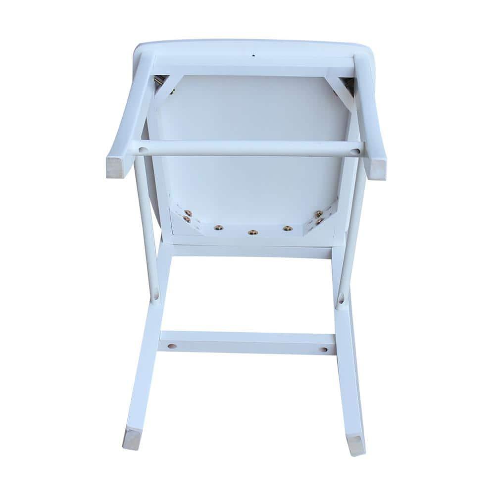 International Concepts X-Back Counter Height Stool - 24" Seat Height