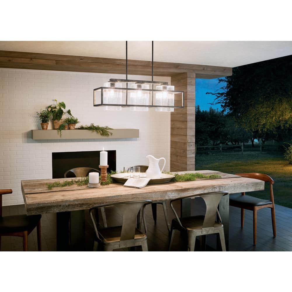 Kichler Lighting Wright 3 - Light Chandelier in  Weathered Zinc