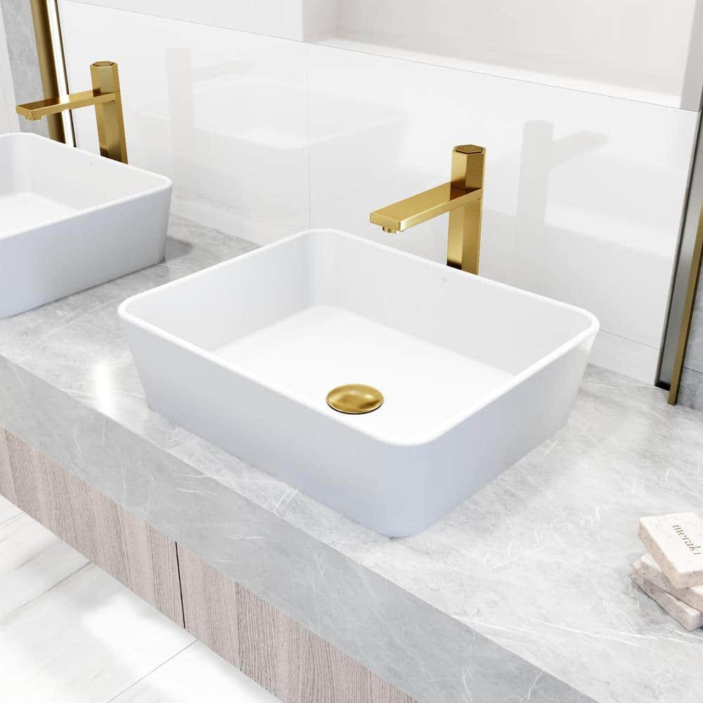 Nova 10" H Single Handle Vessel Sink Bathroom Faucet