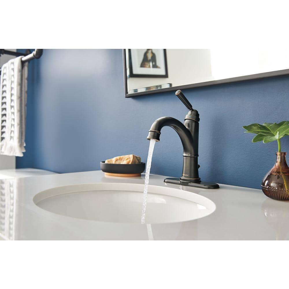 Westchester Single-Hole Bathroom Faucet with Drain Assembly