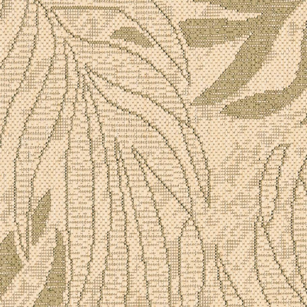 Courtyard CY7836 Power Loomed Indoor/Outdoor Runner Rug - Cream/Green - 2'3"x6'7" - Safavieh.