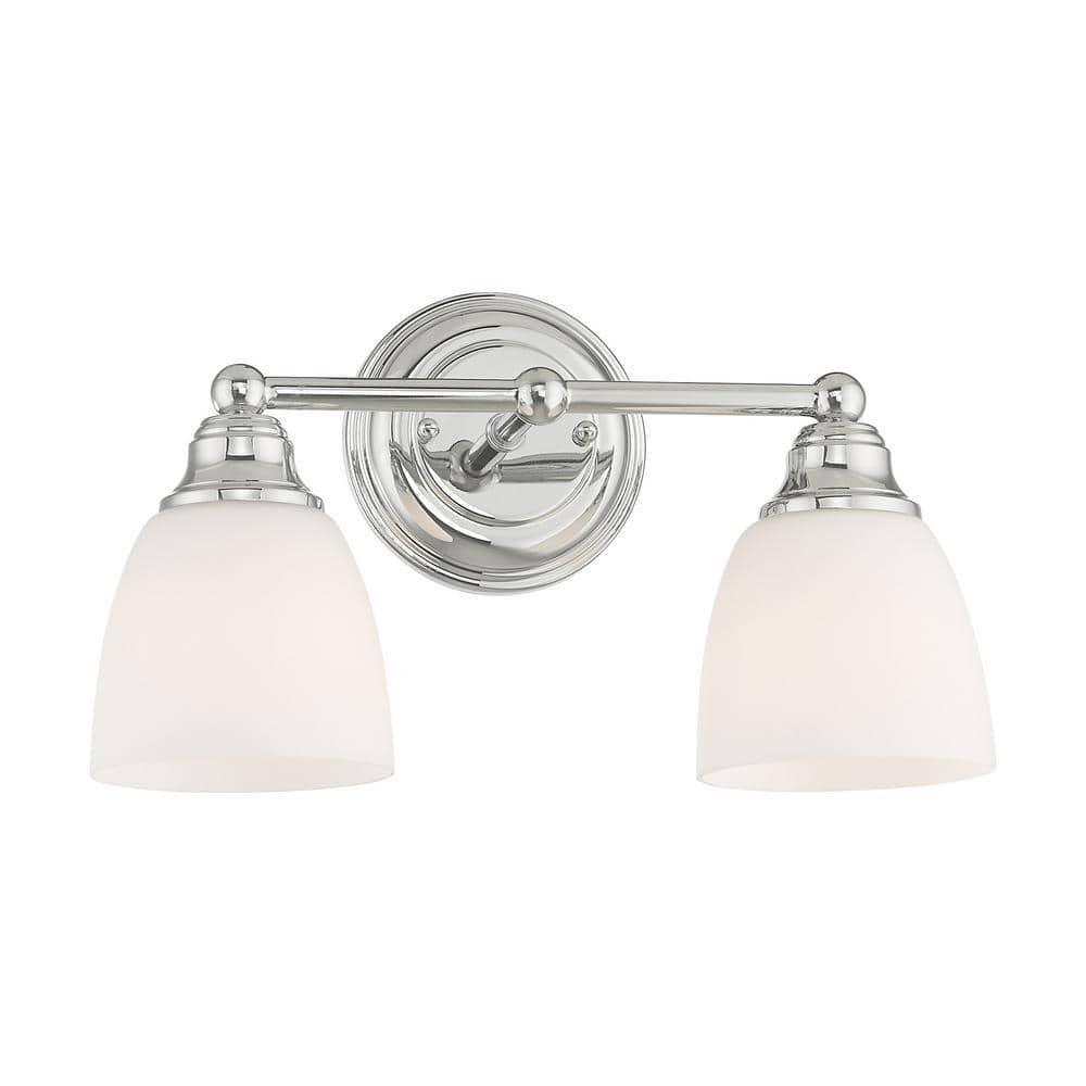 Livex Lighting Somerville 2 - Light Vanity in  Polished Chrome