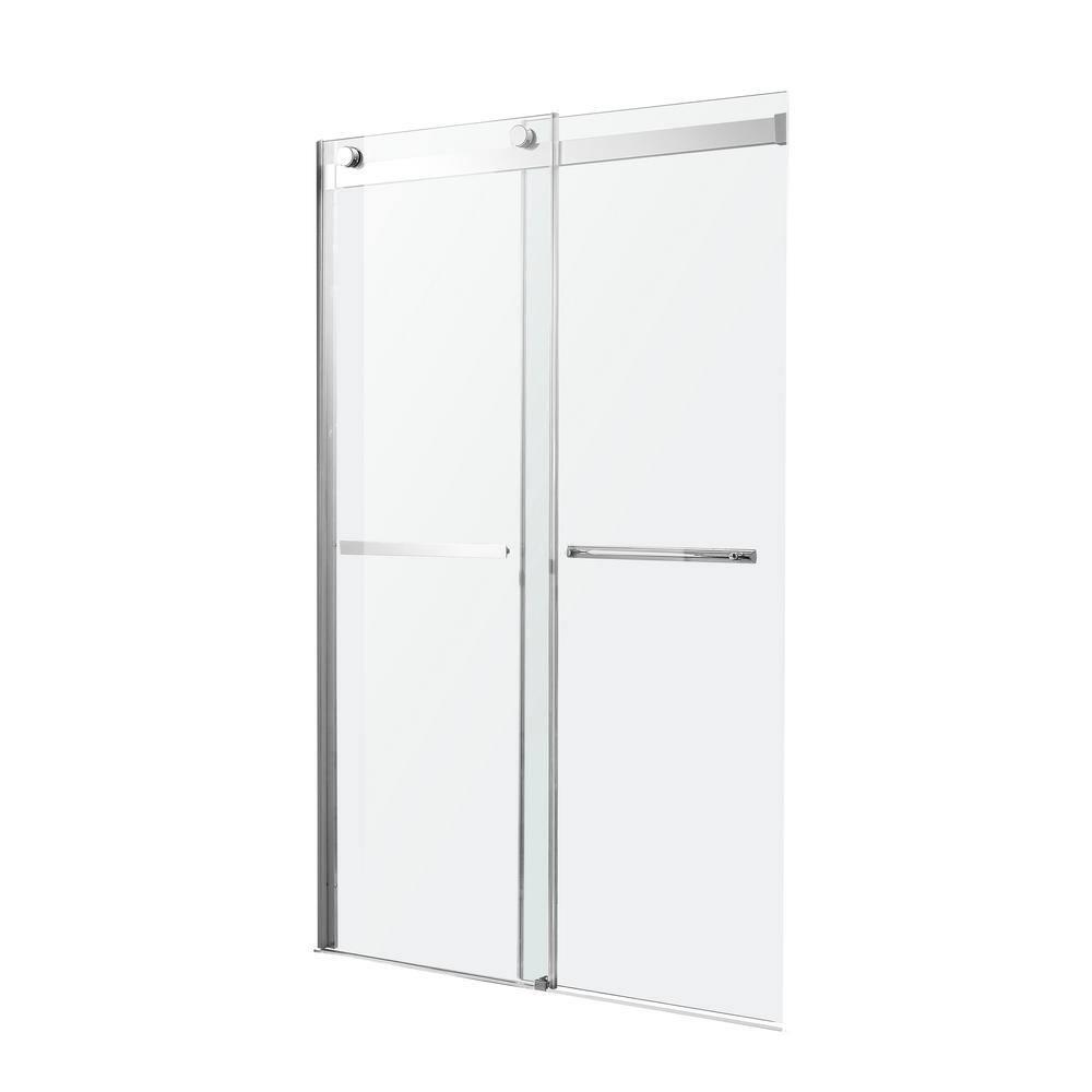 Kahn 60" W x 76" H Double Sliding Frameless Shower Door