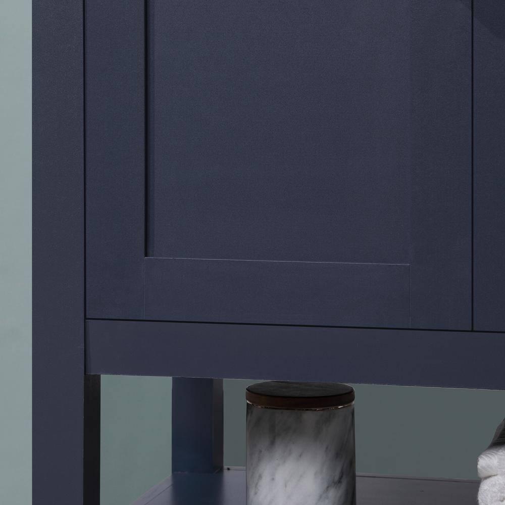 OVE Decors Vegas 30" Midnight Blue Single Bathroom Vanity Set