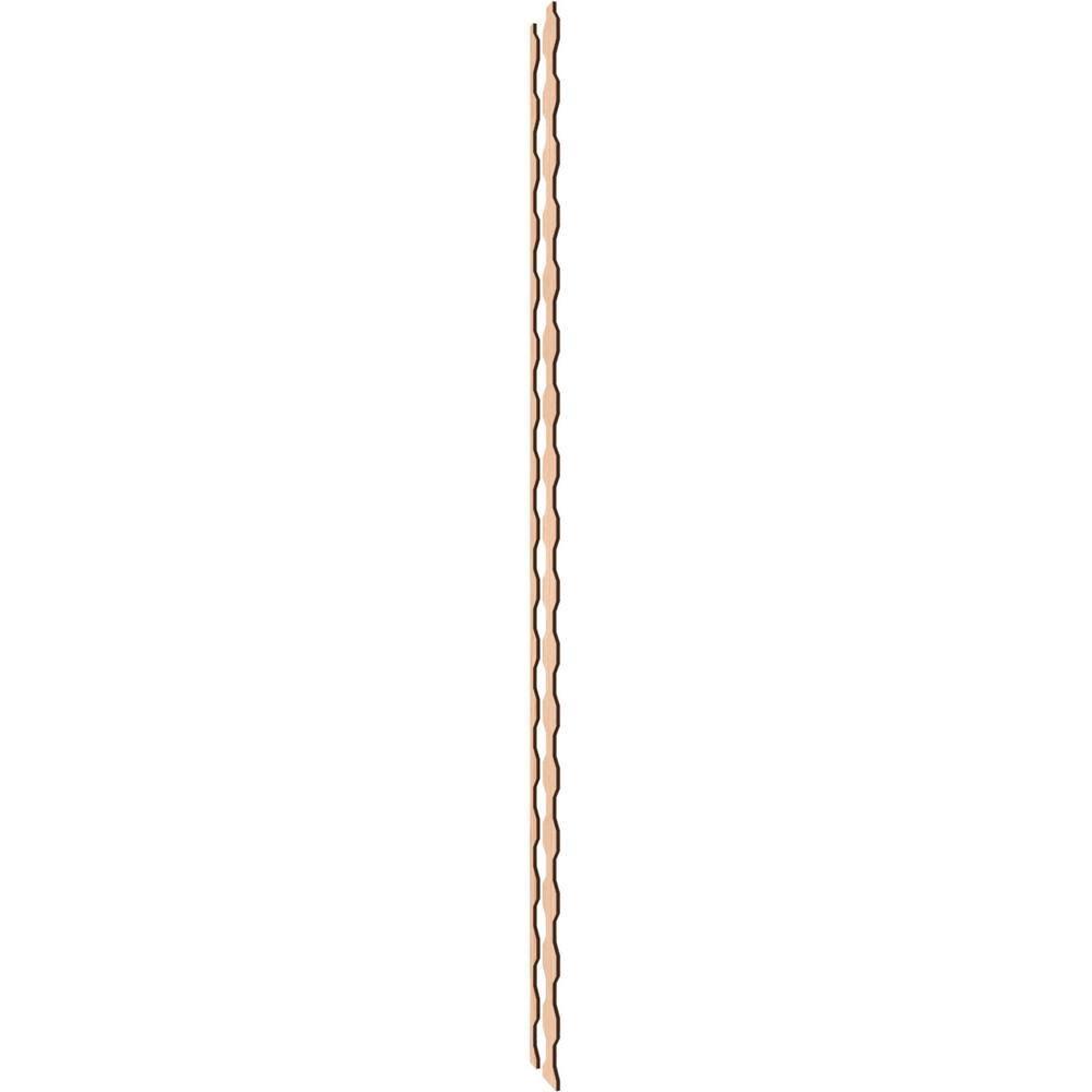 Ekena Millwork Pontiac Adjustable Wood Decorative Slat Wall Panel Kit