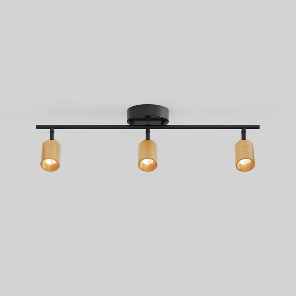 Vidalite Shura 3-Light Integrated LED Track Light with Rotatable Heads, 2 ft. Fixed Track Lighting Kit, 3000k, 1470 Lumens