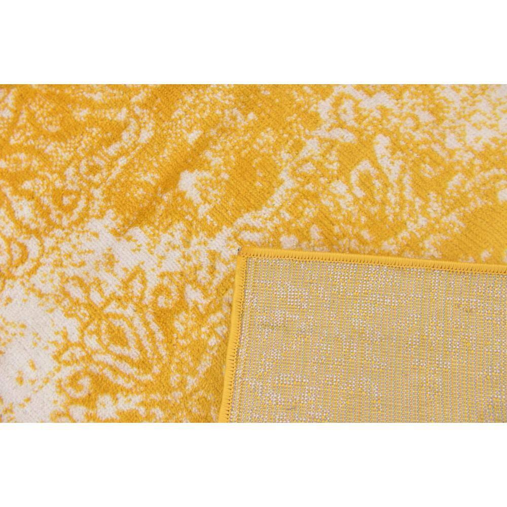 Unique Loom 6' 0 x 6' 0 Sofia Grand Yellow Area Rug
