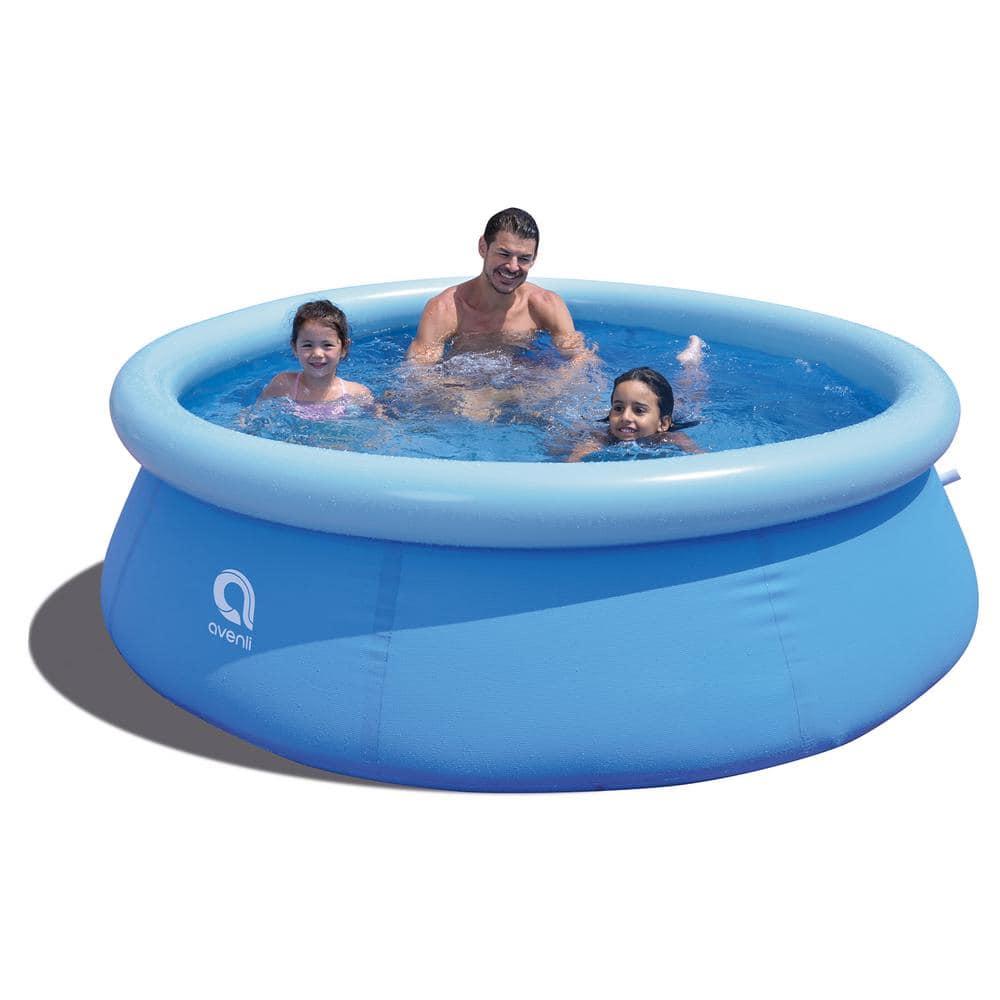 JLeisure Plastic Round Inflatable Pool 25'' H x 96'' W x 96'' L (Set of 2)