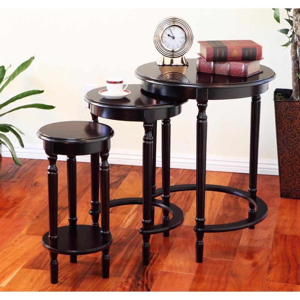 Cherry 3-Piece Nesting End Table