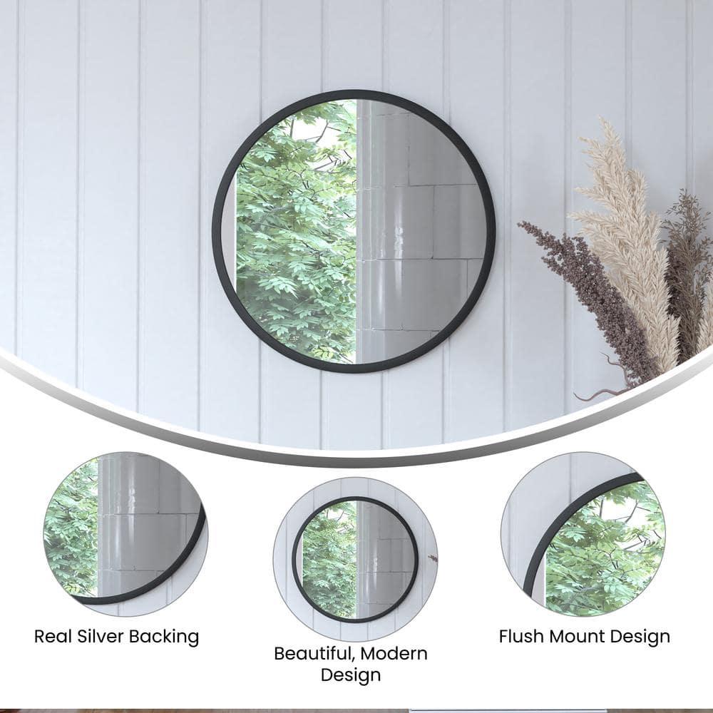 Taylor & Logan Metal Round Wall Mirror