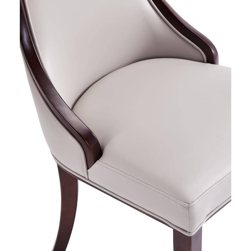 Faux Leather Upholstered Side Chair