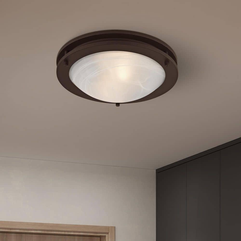 Livex Lighting Ariel 2 - Light Flush Mount in  Bronze