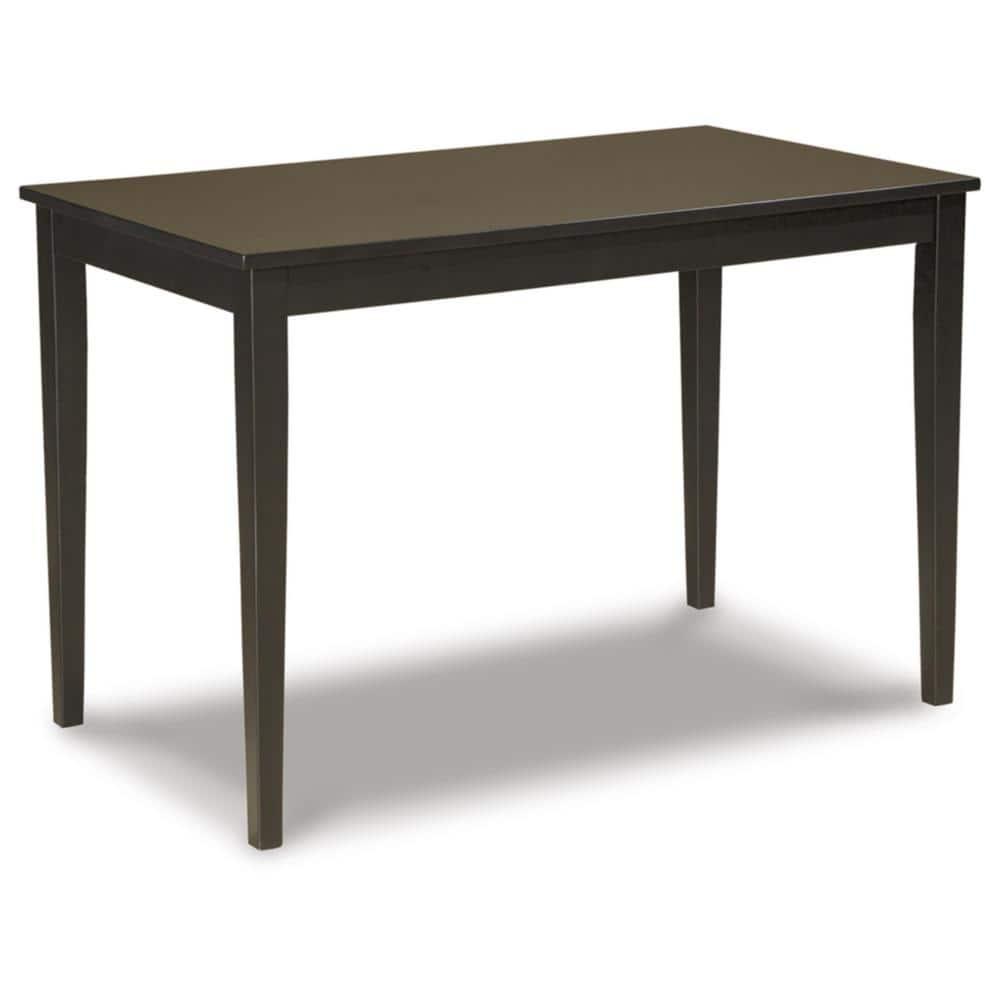 Signature Design by Ashley Contemporary Kimonte Dining Table, Dark Brown