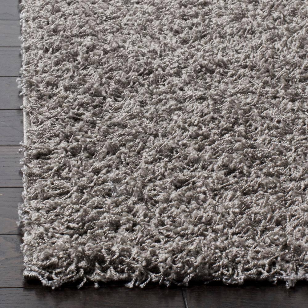Athens Shag SGA119 Power Loomed Indoor Area Rug - Light Grey - 4'x6' - Safavieh.