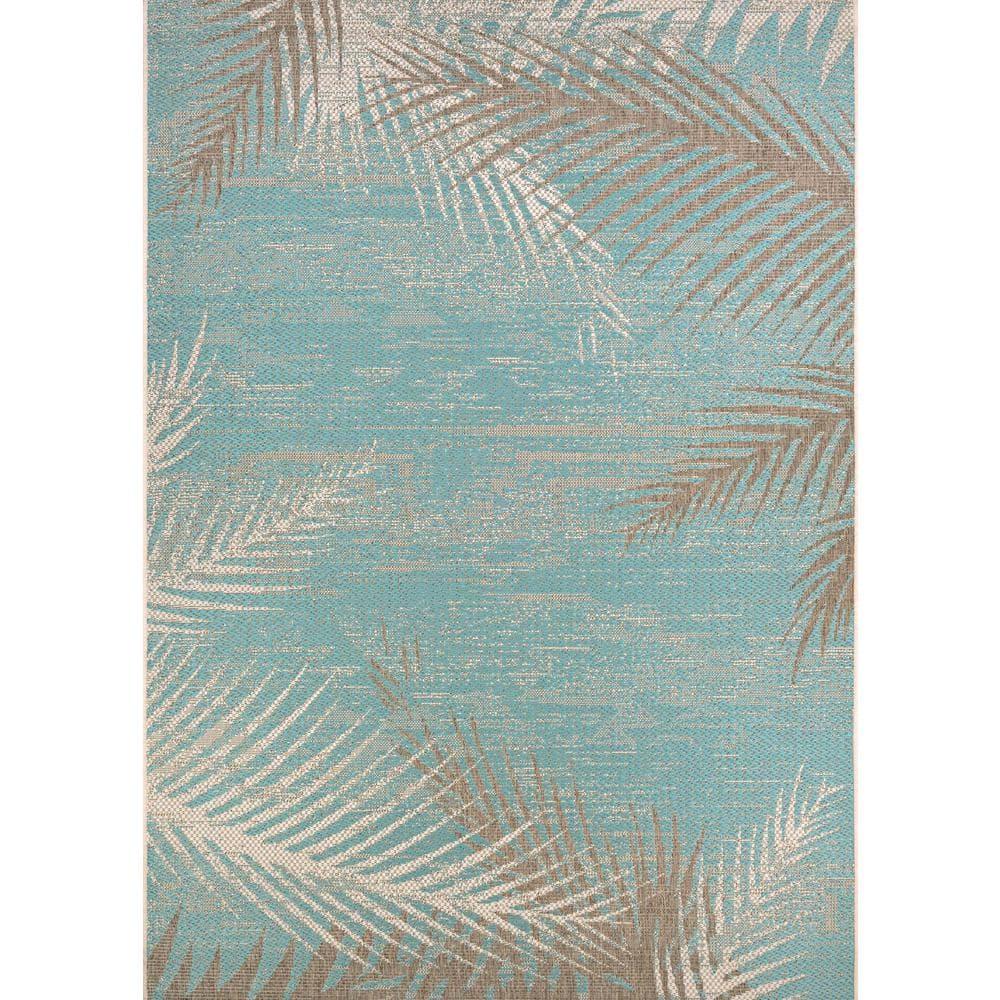 Couristan Monaco Tropical Palms Indoor/Outdoor Area Rug