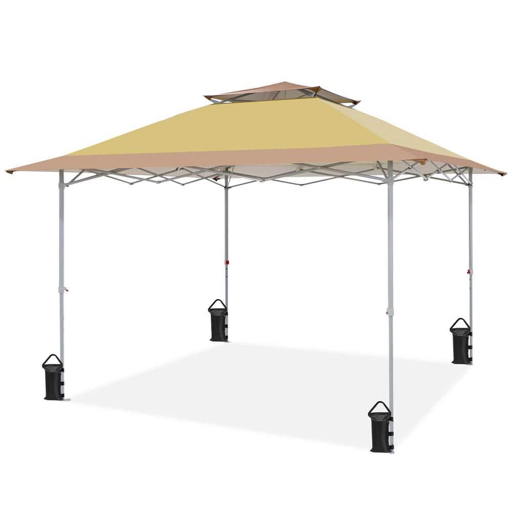 EAGLE PEAK 12 Ft. W x 12 Ft. D Steel Pop-Up Canopy