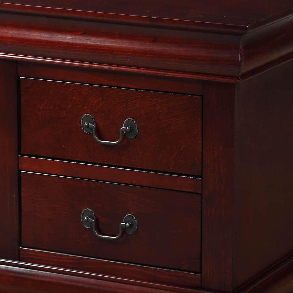 UBesGoo Nightstand in Cherry