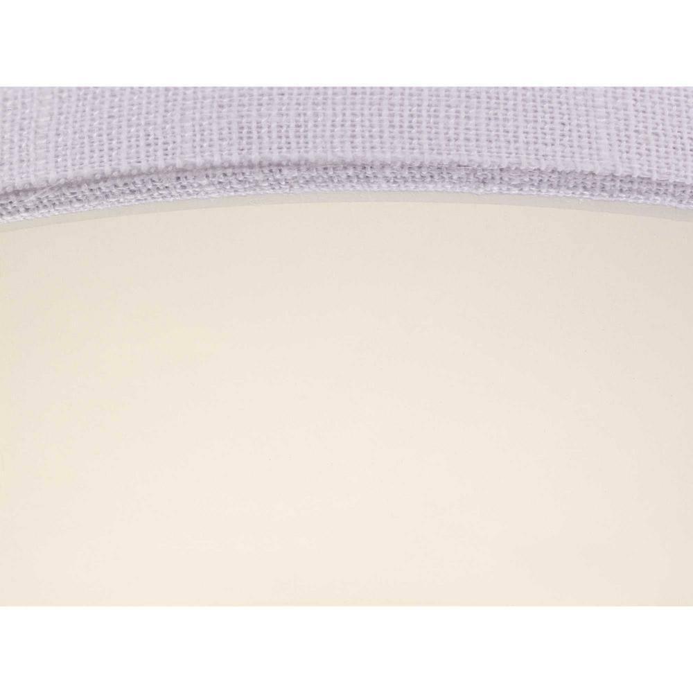 Progress Lighting, Inspire Collection, 2-Light Semi-Flush, Brushed Nickel, Etched Glass with Summer Linen Shade