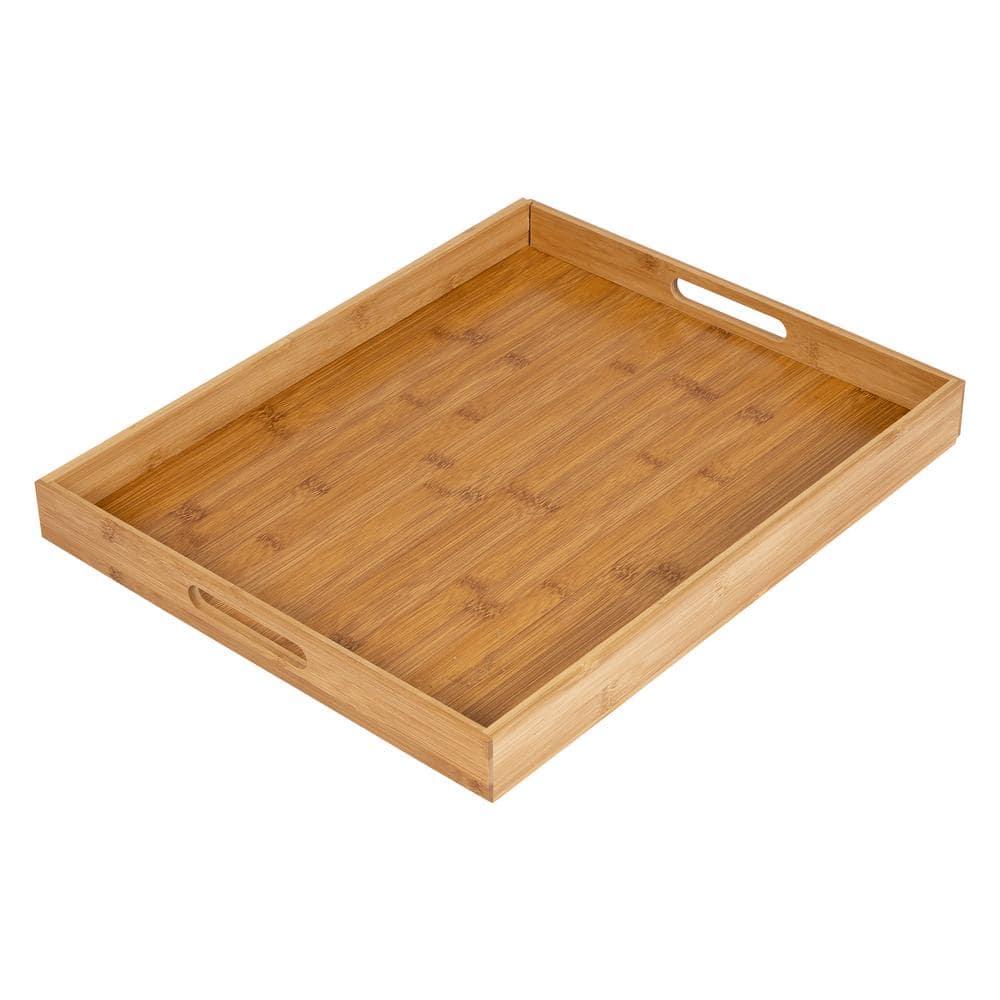 Bamboo Rolling Kitchen Cart