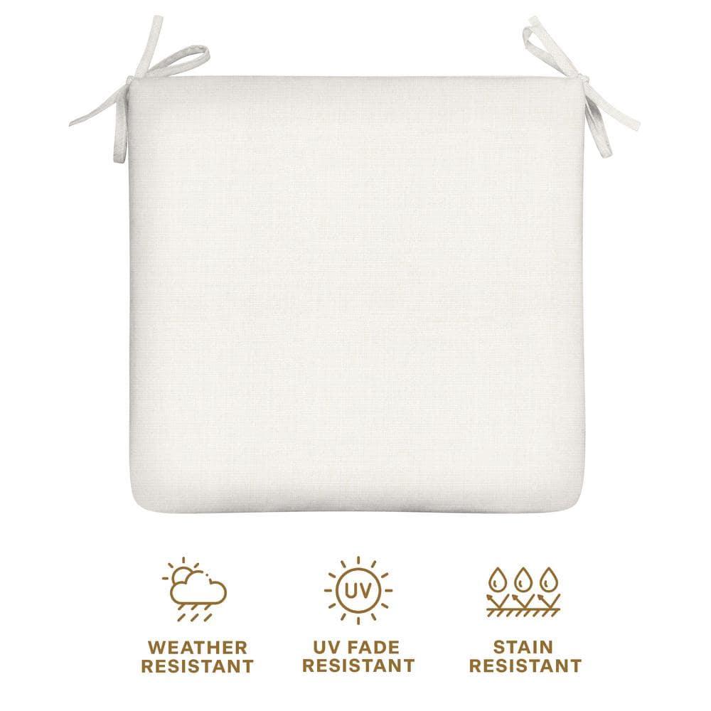 Honeycomb Outdoor Universal Seat Cushion (2-Pack) - Textured Solid Bone