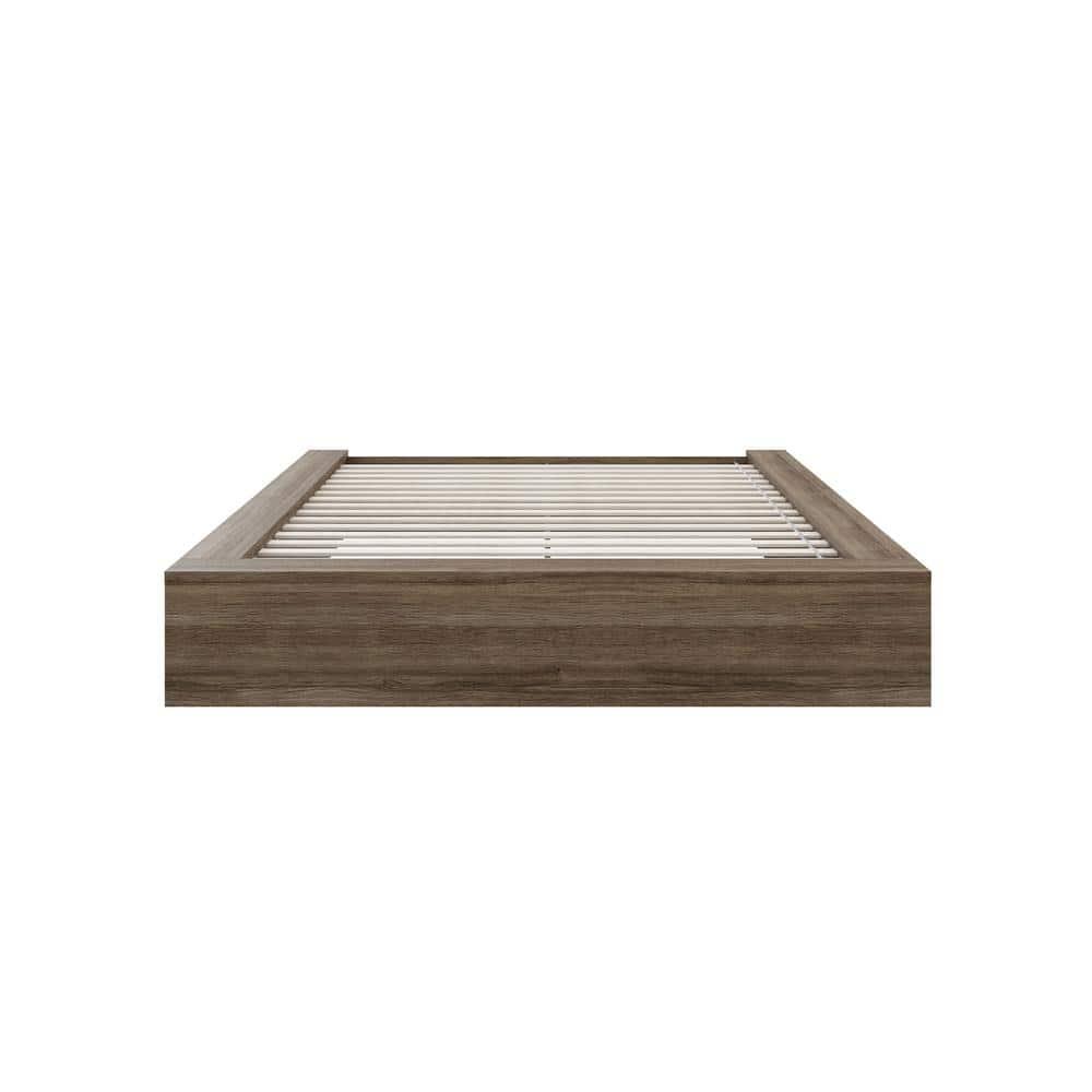 Nexera Queen James Platform Bed Gray